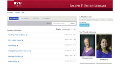 Desktop Screenshot of libguides.byuh.edu