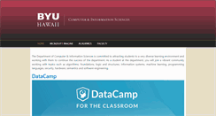 Desktop Screenshot of cis.byuh.edu