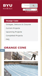 Mobile Screenshot of orangecone.byuh.edu