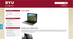 Desktop Screenshot of labs.byuh.edu
